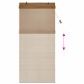 vidaXL Roleta Hnedá 100 x 220 cm Bambus