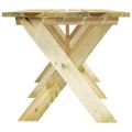 vidaXL 5-dielna záhradná jedálenská súprava impregnovaná borovica