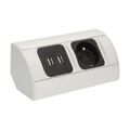 ORNO OR-AE-1310 Zásuvka rohová s USB