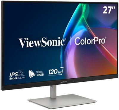 ViewSonic VP2766-2K 27" QHD 3 sides Frameless SuperClear IPS Monitor  s 100% sRGB, 90W USB-C, ergonomický stojan, černý Monitor, 27" IPS, QHD 2560×1440, 120Hz, 100% sRGB, Delta E<2, USB-C 90W, Pantone validace, ergonomický stojan
