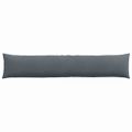 vidaXL Vankúše na pohovku 2 pcs Tmavo šedá 200 x 40 cm