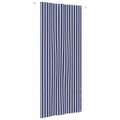 vidaXL Balkónová markíza modrá a biela 120x240 cm oxfordská látka