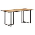 vidaXL Jedálenský stôl 160 cm surové mangovníkové drevo