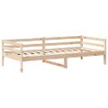 vidaXL Sada postele a lavice so strieškou 80x200 cm borovica