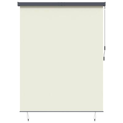 vidaXL Roleta Krémová 200 x 250 cm Textil a hliník