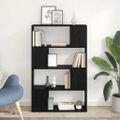 vidaXL Zostava TV skriniek 80 x 24 x 125 cm Čierna Kompozitné drevo