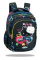 Školská taška Fast 40 cm Hello Kitty Neon Black