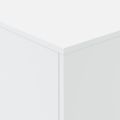 Konferenčný stolík vidaXL s LED svetlami biely 90x50x40 cm