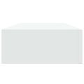 vidaXL Zásuvkové police nástenné 2 ks biele 60x23,5x10 cm MDF