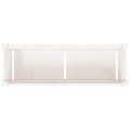 vidaXL Záhradný kvetináč biely 90x31x31 cm borovicový masív