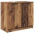vidaXL Kúpeľňová skriňa Staré drevo 64,5 x 33,5 x 59 cm