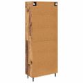 vidaXL Highboard 2 ks Staré drevo 69,5 x 34 x 180 cm Kompozitné drevo