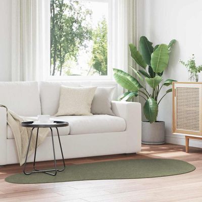 vidaXL Kusové koberce HUARTE Lesná zelená 100 x 200 cm Polyester