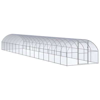 vidaXL Vonkajší kurín 3x16x2 m pozinkovaná oceľ