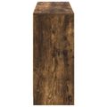 vidaXL Servírovacia skriňa Dymová dub 102 x 32 x 73,5 cm
