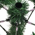 vidaXL Umelý výklopný vianočný stromček so šiškami a bobuľami 150 cm