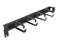 19? Cable Management Brush Strip with 4