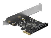 Radič úložiska - 2 kanály - SATA 6Gb/s - nízky profil - PCIe 3.0