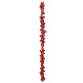 vidaXL Vianočný guľový girland Červená 186 cm Polystyrén
