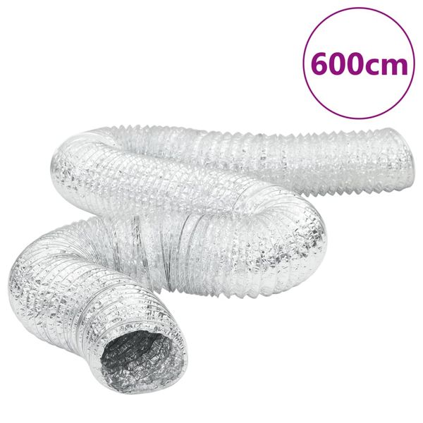 vidaXL Ventilačné potrubie hliníkové 6 m Ø12,5 cm
