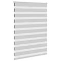 vidaXL Zebra roleta svetlosivá 110x100cm šírka látky 105,9cm polyester