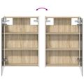 vidaXL Kúpeľňová zrkadlová skrinka Sonoma dub 43 x 11,5 x 60,5 cm