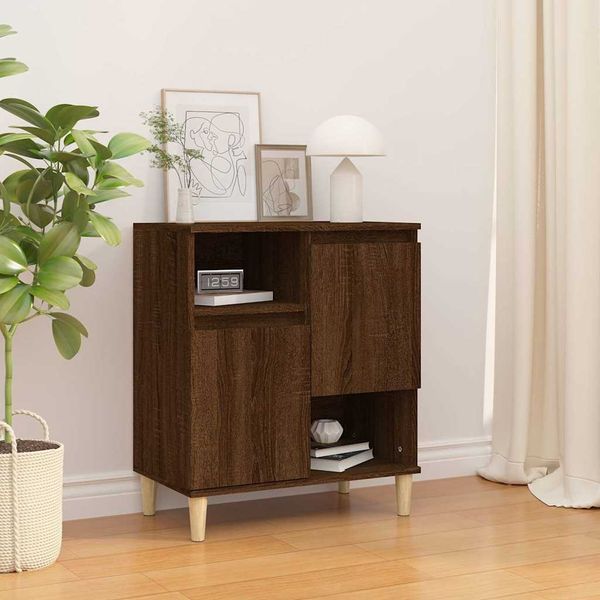 vidaXL Komoda hnedý dub 60x35x70 cm spracované drevo