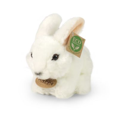Plyšový králik biely 18 cm ECO-FRIENDLY