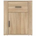 vidaXL Nočný stolík dub sonoma 50x36x60 cm spracované drevo