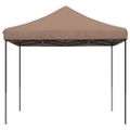 vidaXL Skladací pop-up párty stan hnedý 292x292x315 cm