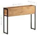 vidaXL Kvetináč 90x20x68 cm masívne akáciové drevo