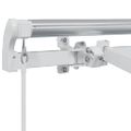 vidaXL Rám markízy Biela 4 x 2 m Kov