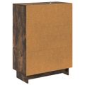 vidaXL Zásuvkový kabinet 66 x 34,5 x 90 cm Kompozitné drevo Dymový dub