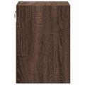 vidaXL TV nástenné skrinky s LED svetlami 2 ks hnedý dub 41x31x45 cm
