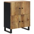 vidaXL Komoda so 4 dvierkami 60x33x75 cm masívny mangovník