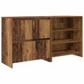 vidaXL Servírovacia skriňa 2 ks Staré drevo 70 x 41 x 75 cm