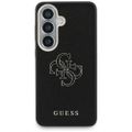 Puzdro Guess Grained Big 4G Metal Logo pre Samsung Galaxy S26 čierne