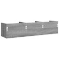 vidaXL Nástenné skrinky 2 ks sivé sonoma 75x18x16,5cm kompozitné drevo