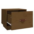 vidaXL Nočné stolíky 2 ks medovo-hnedé 40x34x35 cm borovicové drevo