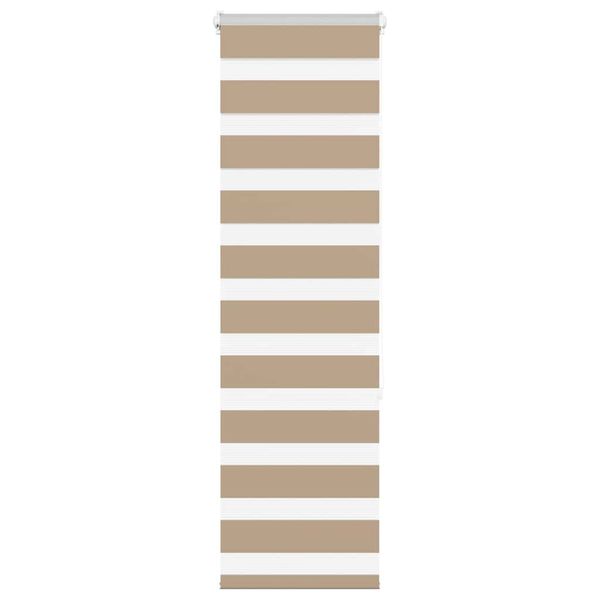 vidaXL Zebra roleta 50x150 cm šírka látky 45,9 cm polyester