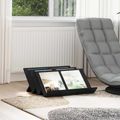 vidaXL Regál na časopisy Čierny dub 65 x 53 x 28,5 cm Kompozitné drevo