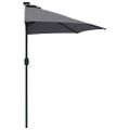 vidaXL Záhradný slnečník 294 x 150 x 224 cm Polyester a oceľ