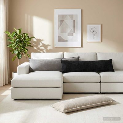 vidaXL Poťah na podložku 2 ks HOUTEN Tmavosivá 40 x 145 cm