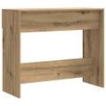 vidaXL Konzolový stolík Artisan Dub 90x36x75 cm Konštruktérske drevo