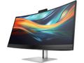 HP/740pm/39,7"/IPS/5120x2160/60Hz/5ms/Gray/3R LED monitor, prohnutý, 39,7", IPS, 5120×2160, 5ms, 300cd/m2, DisplayPort, HDMI, 4× USB, 2× Thundebolt 3, LAN, webkamera, repro, c