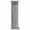 vidaXL Stojan na rastliny 2 ks Sivý Sonoma 25 x 25,5 x 80,5 cm