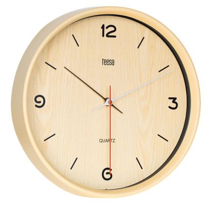 Nástenné hodiny TEESA TSA0048 30cm, imitácia svetlé drevo Nástenné hodiny TEESA TSA0048 30cm, imitácia svetlé drevo