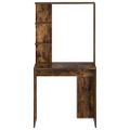 vidaXL Stôl Dymová dub Kompozitné drevo 78,5 x 37 x 154,5 cm
