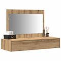vidaXL Toaletný stolík Hnedá 100 x 40 x 70 cm Kompozitné drevo