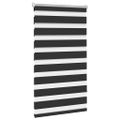 vidaXL Zebrová roleta 70,9x120 cm Šírka látky 66,7 cm čierna